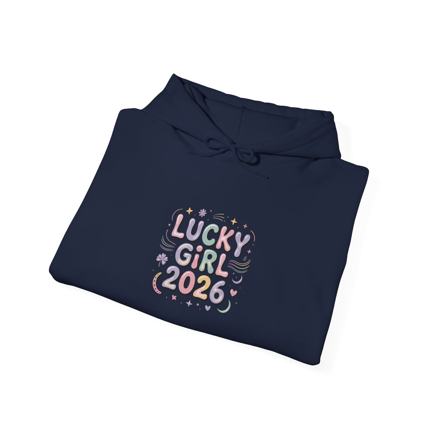 Lucky Girl 2026 Hoodie | manifest luck, lucky charms