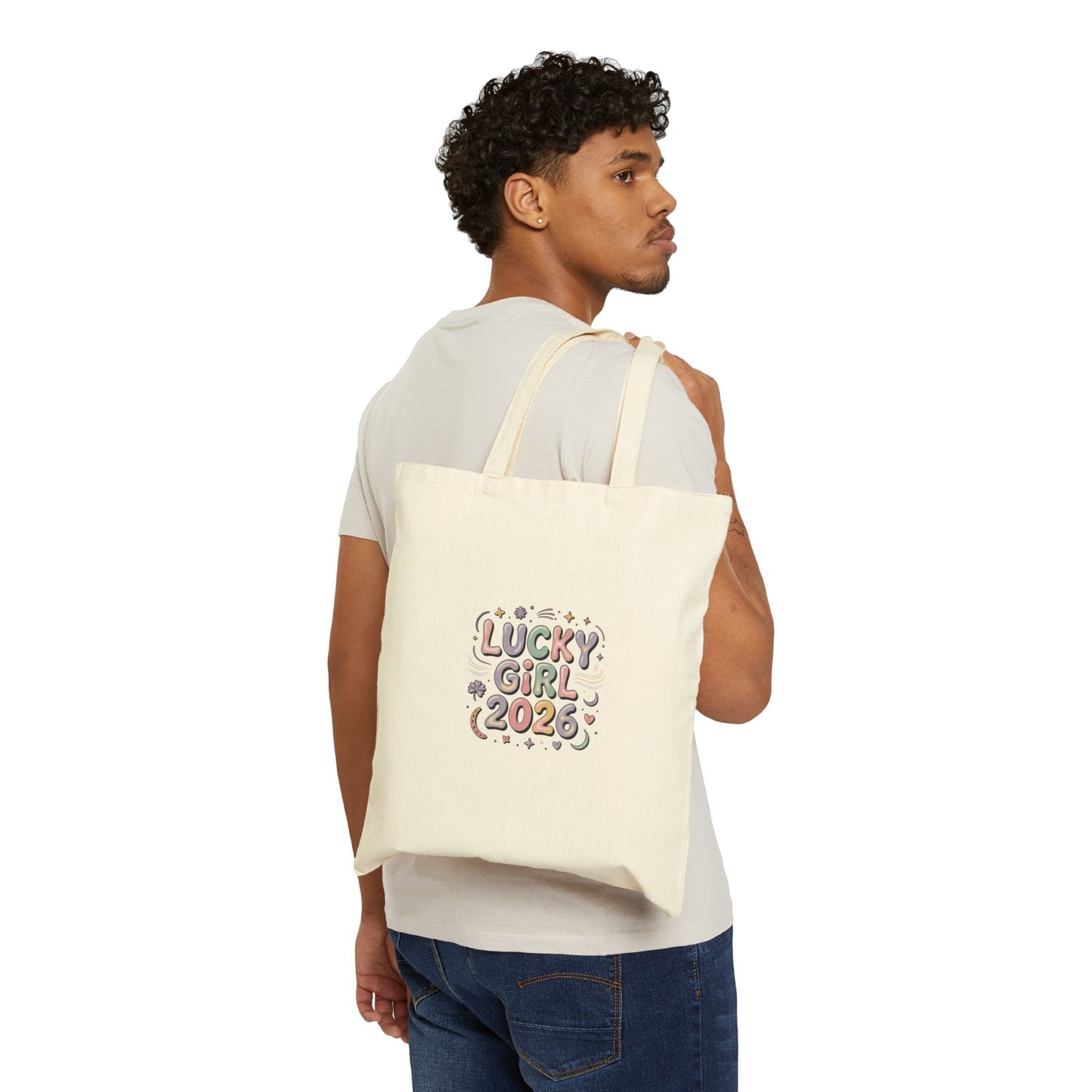 Lucky Girl 2026 Tote | manifest luck, lucky charms