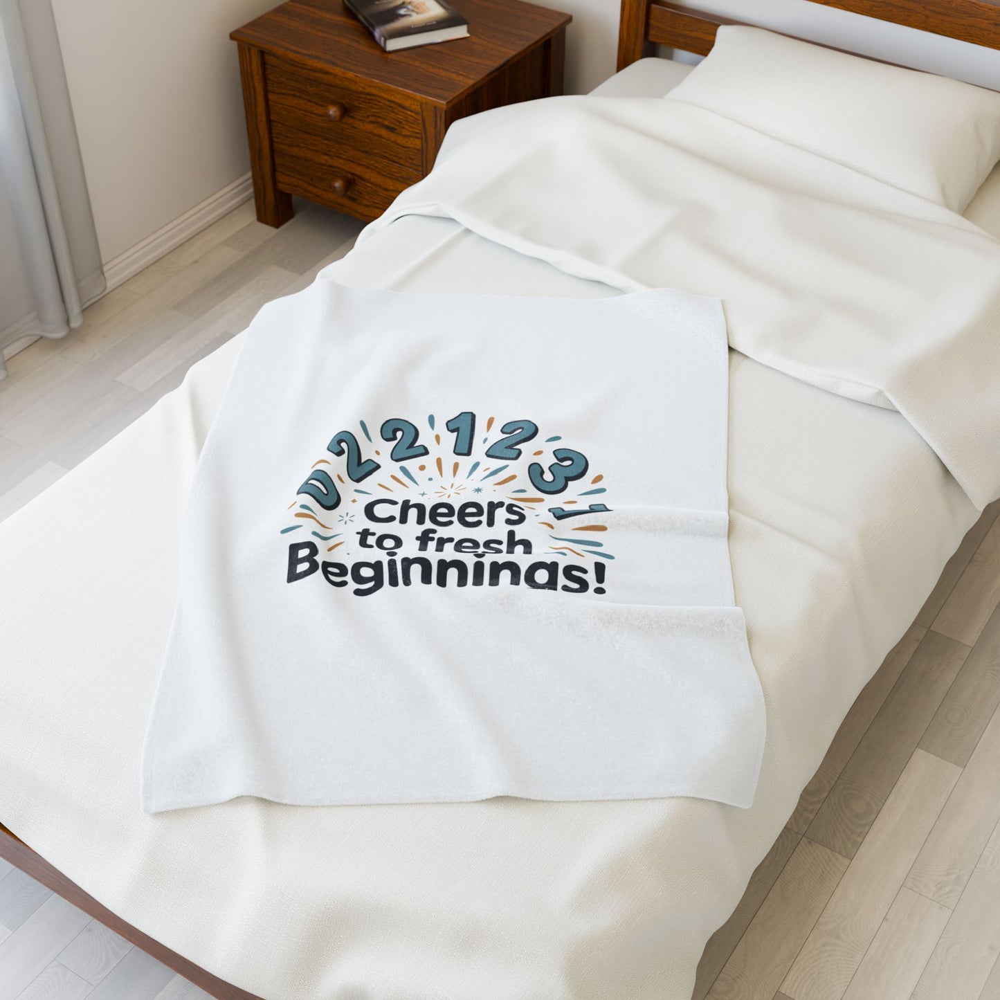 Cheers to Fresh Beginnings Blanket | 2026 goals, New Year motivation