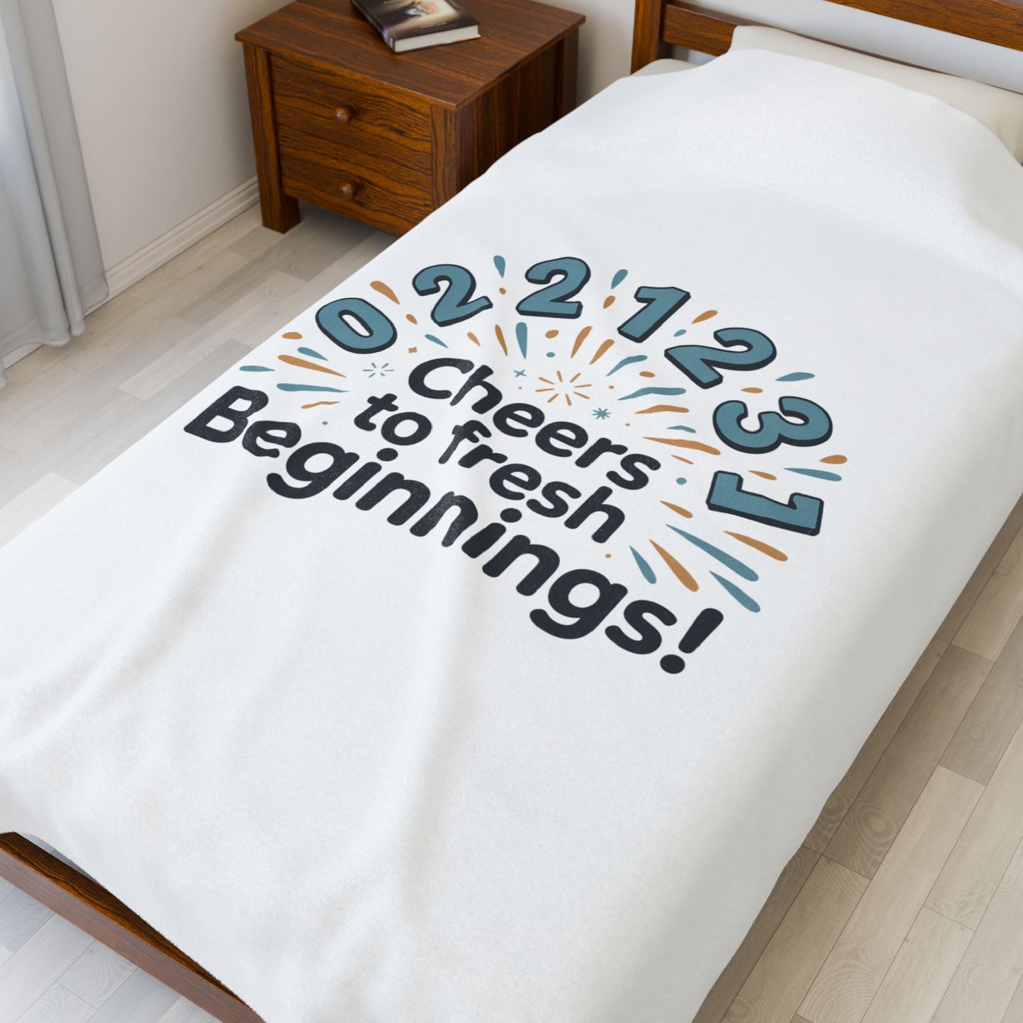 Cheers to Fresh Beginnings Blanket | 2026 goals, New Year motivation