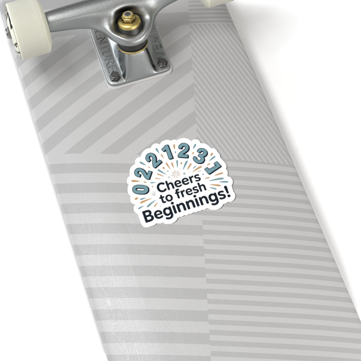 Cheers to Fresh Beginnings Sticker | 2026 goals, new year motivation