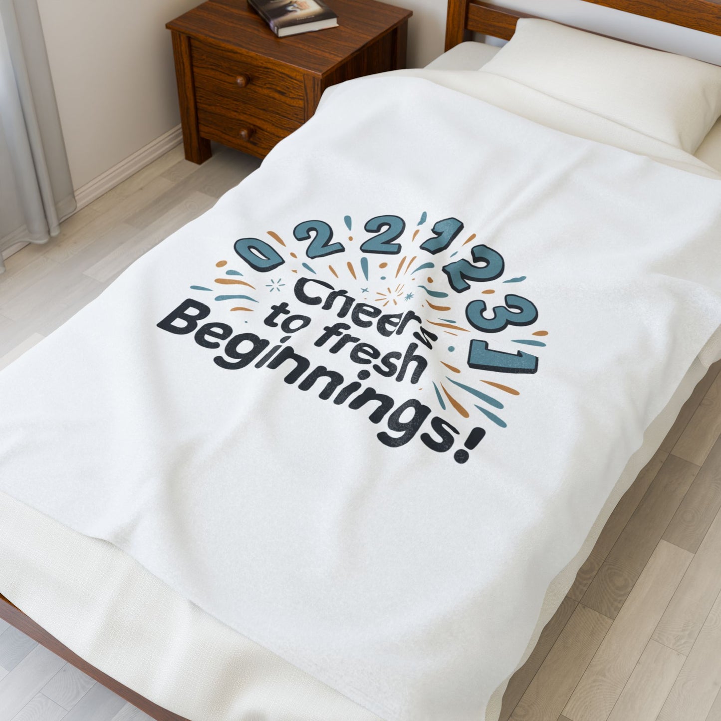 Cheers to Fresh Beginnings Blanket | 2026 goals, New Year motivation