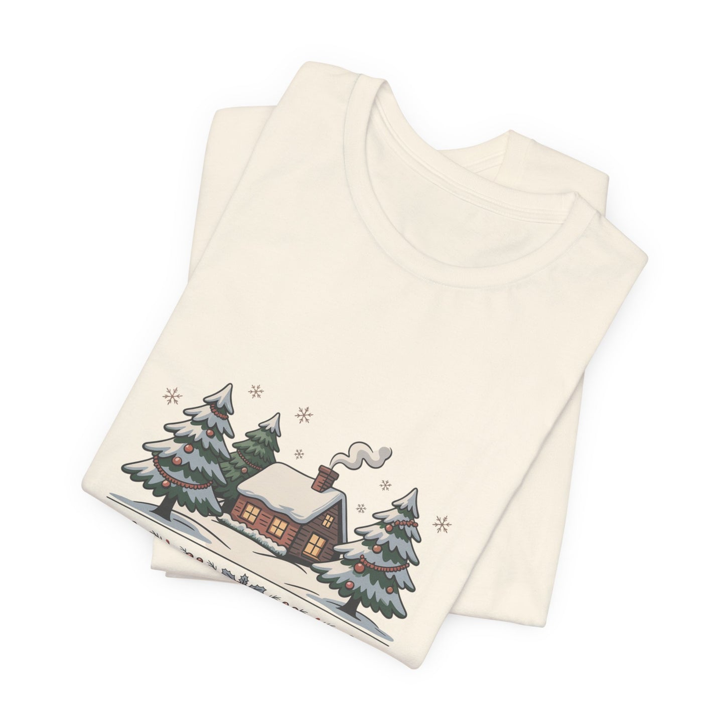 Season's Greetings Vintage Christmas Tee | retro holiday postcard, sepia holiday