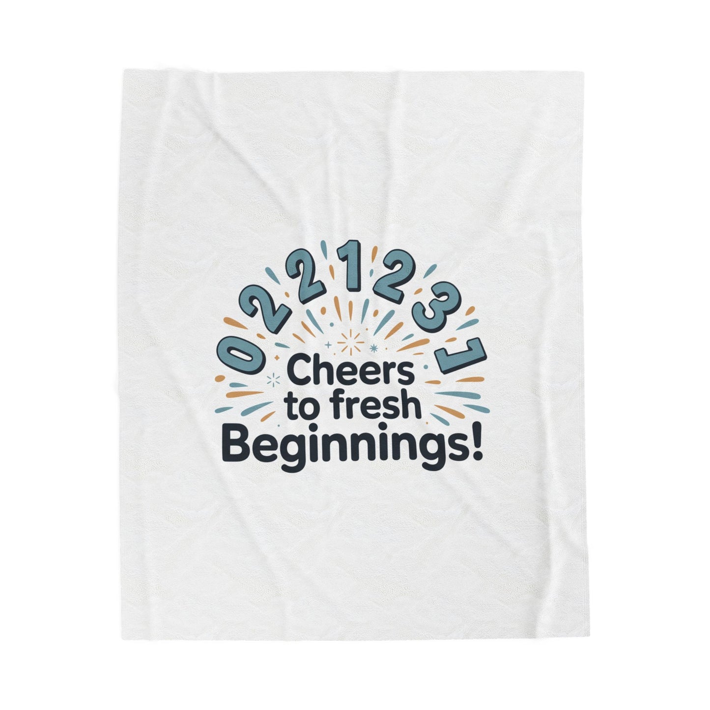 Cheers to Fresh Beginnings Blanket | 2026 goals, New Year motivation