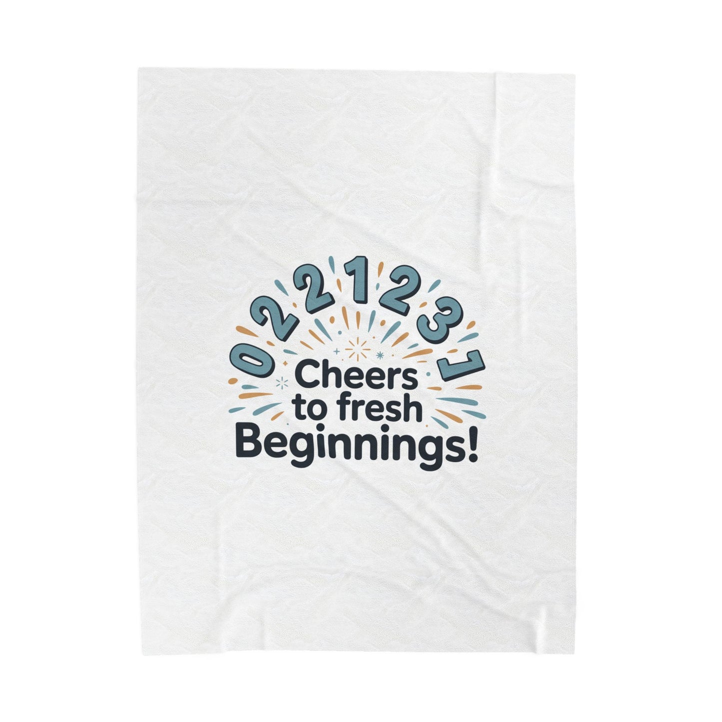 Cheers to Fresh Beginnings Blanket | 2026 goals, New Year motivation