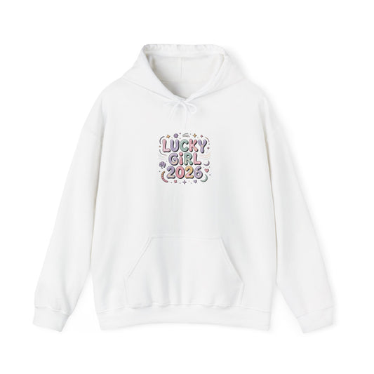 Lucky Girl 2026 Hoodie | manifest luck, lucky charms