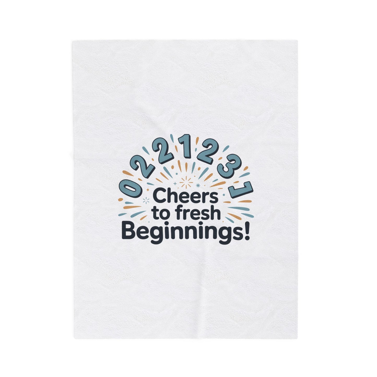 Cheers to Fresh Beginnings Blanket | 2026 goals, New Year motivation